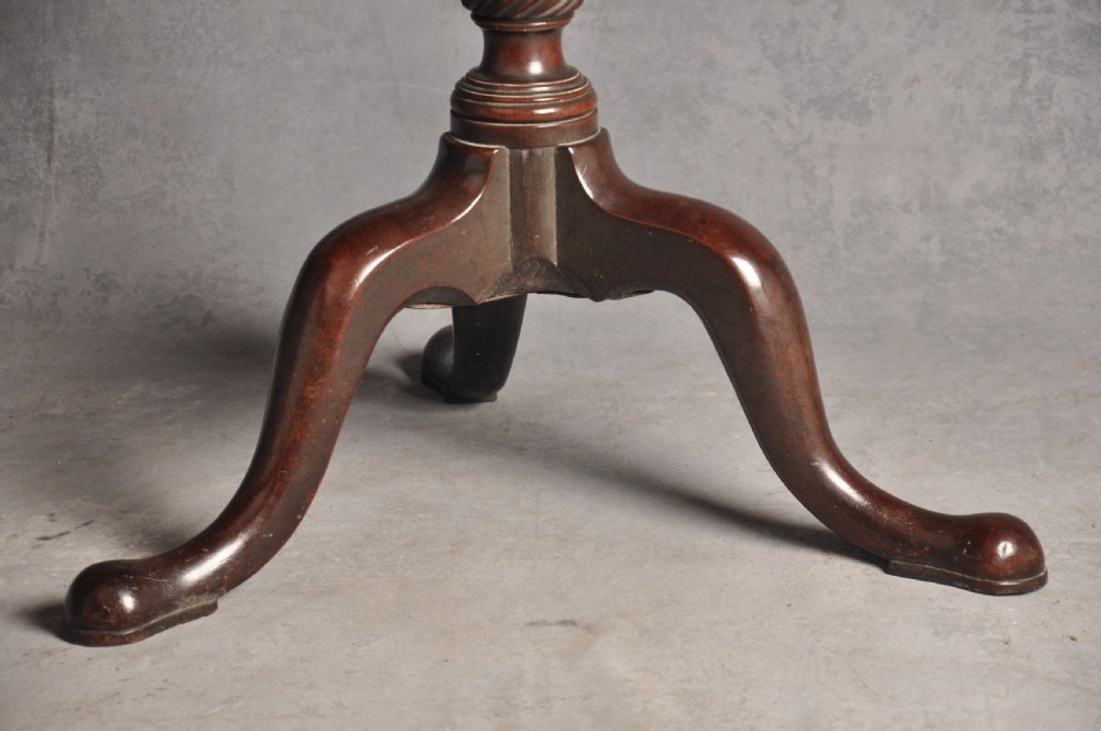 18th Century Mahogany tripod table View III