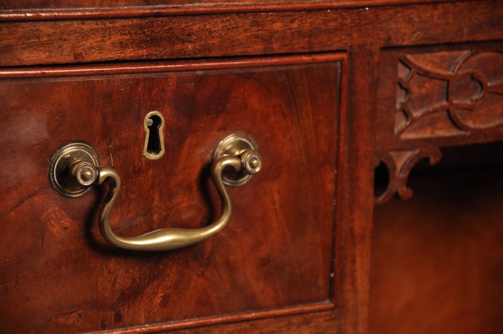 18th Century Chippendale Mahogany Kneehole Desk View II