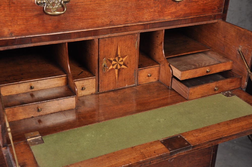 18th Century Oak Secretaire Tallboy Of Small Proportions View IV