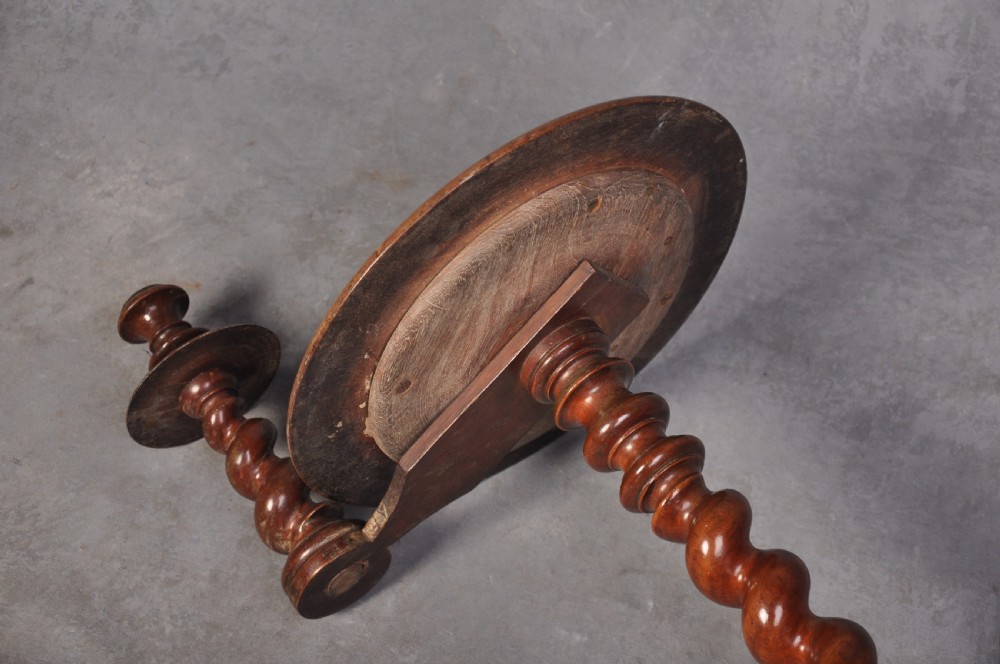 Walnut Table with Candle holder  View VII