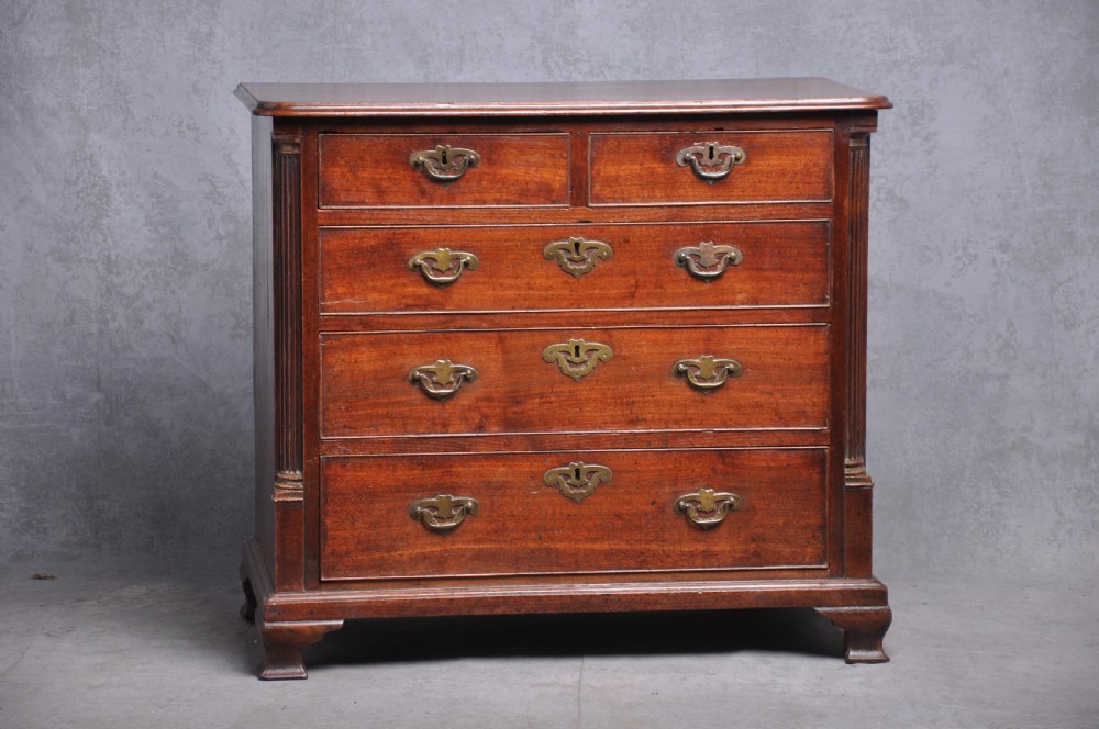 Fine 18th Century Red Walnut Chest Of Drawers