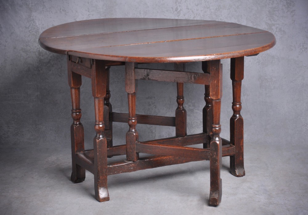17th Century Oak Gateleg  Table View II