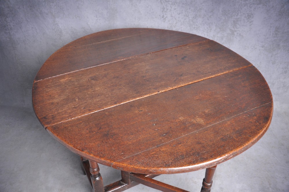 17th Century Oak Gateleg  Table View III