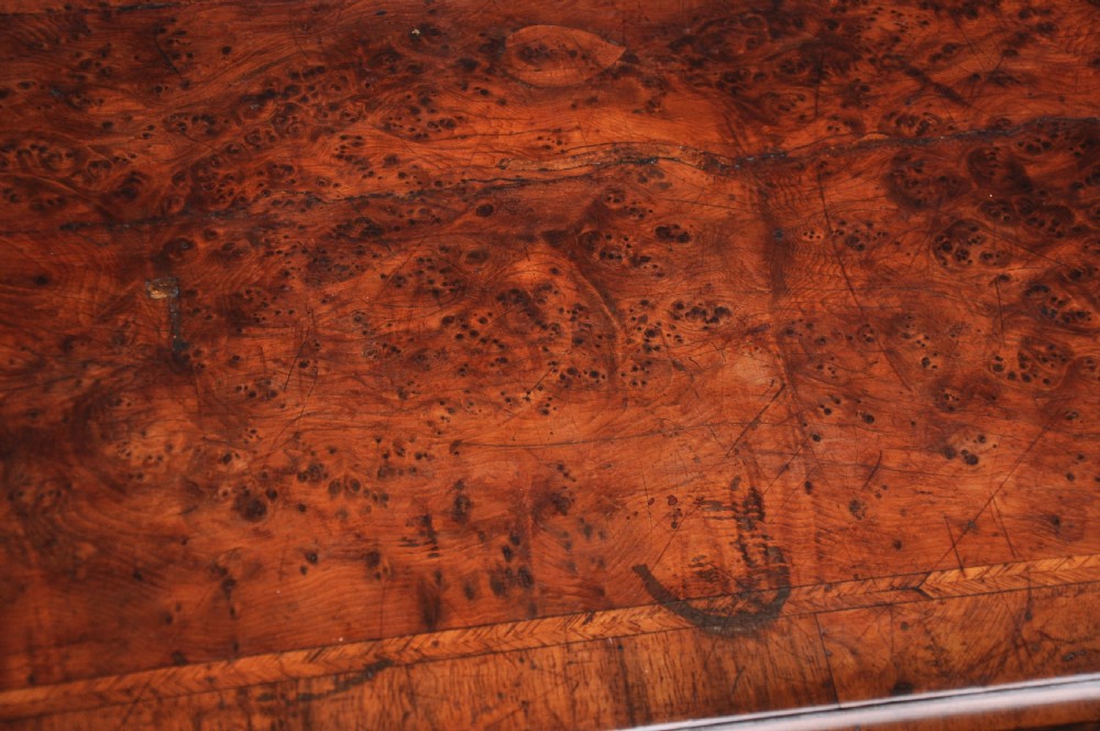 Early 18th Century Burr Yew Wood Lowboy View III
