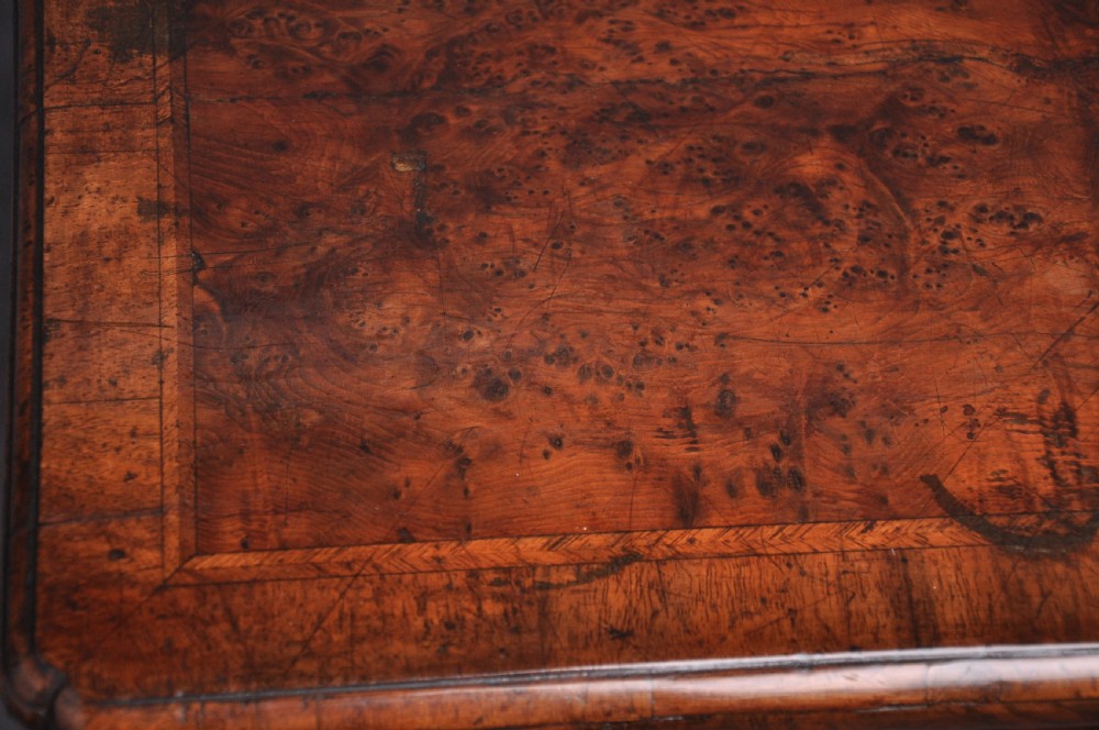 Early 18th Century Burr Yew Wood Lowboy View IV