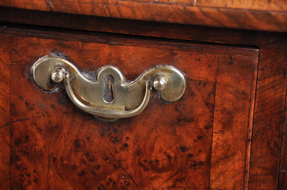 Early 18th Century Burr Yew Wood Lowboy View VI