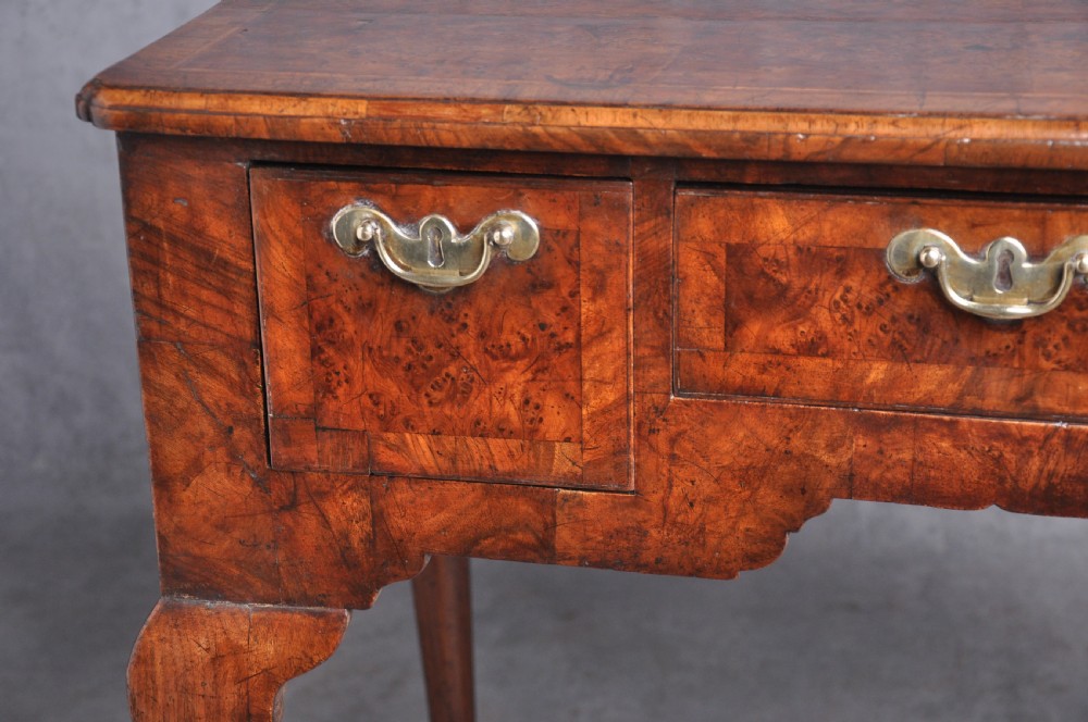 Early 18th Century Burr Yew Wood Lowboy View VIII