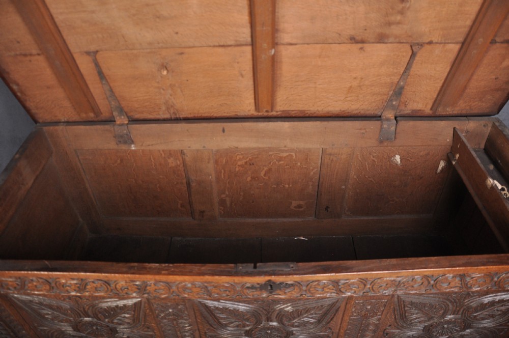 17th Century Oak Coffer View III