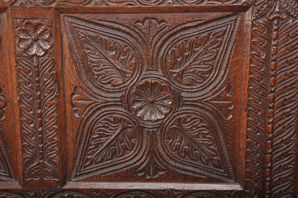 17th Century Oak Coffer View V