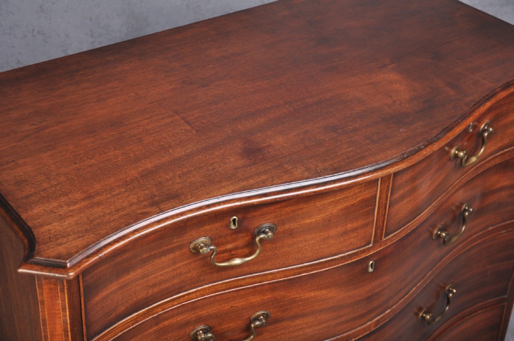 Late 18th Century Mahogany Serpentine Chest View VI