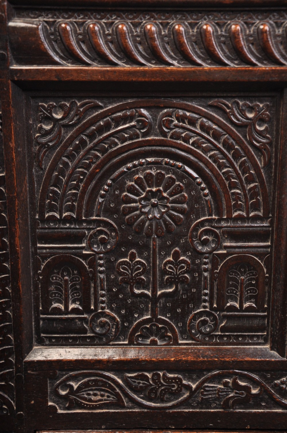 17th Century Oak Coffer View VIII