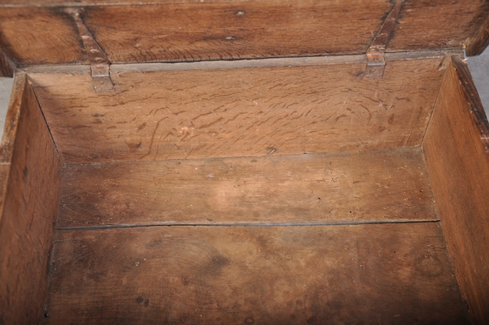 17th Century Carved Oak Box  View VII