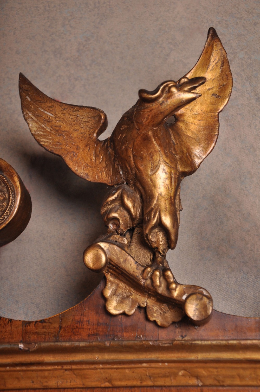 George II Walnut & Parcel Gilt Mirror View II