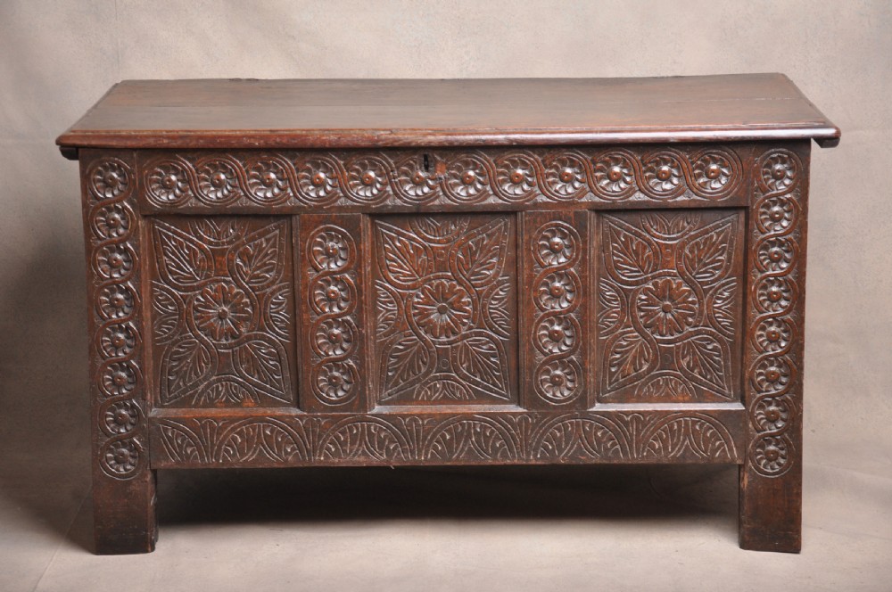 17th Century West Country Coffer View IX