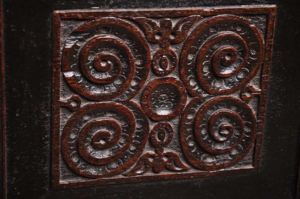 17th Century Oak Coffer View II
