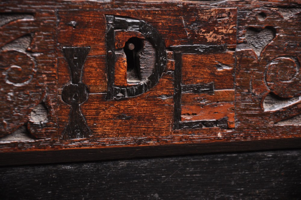 17th Century Oak Coffer View III