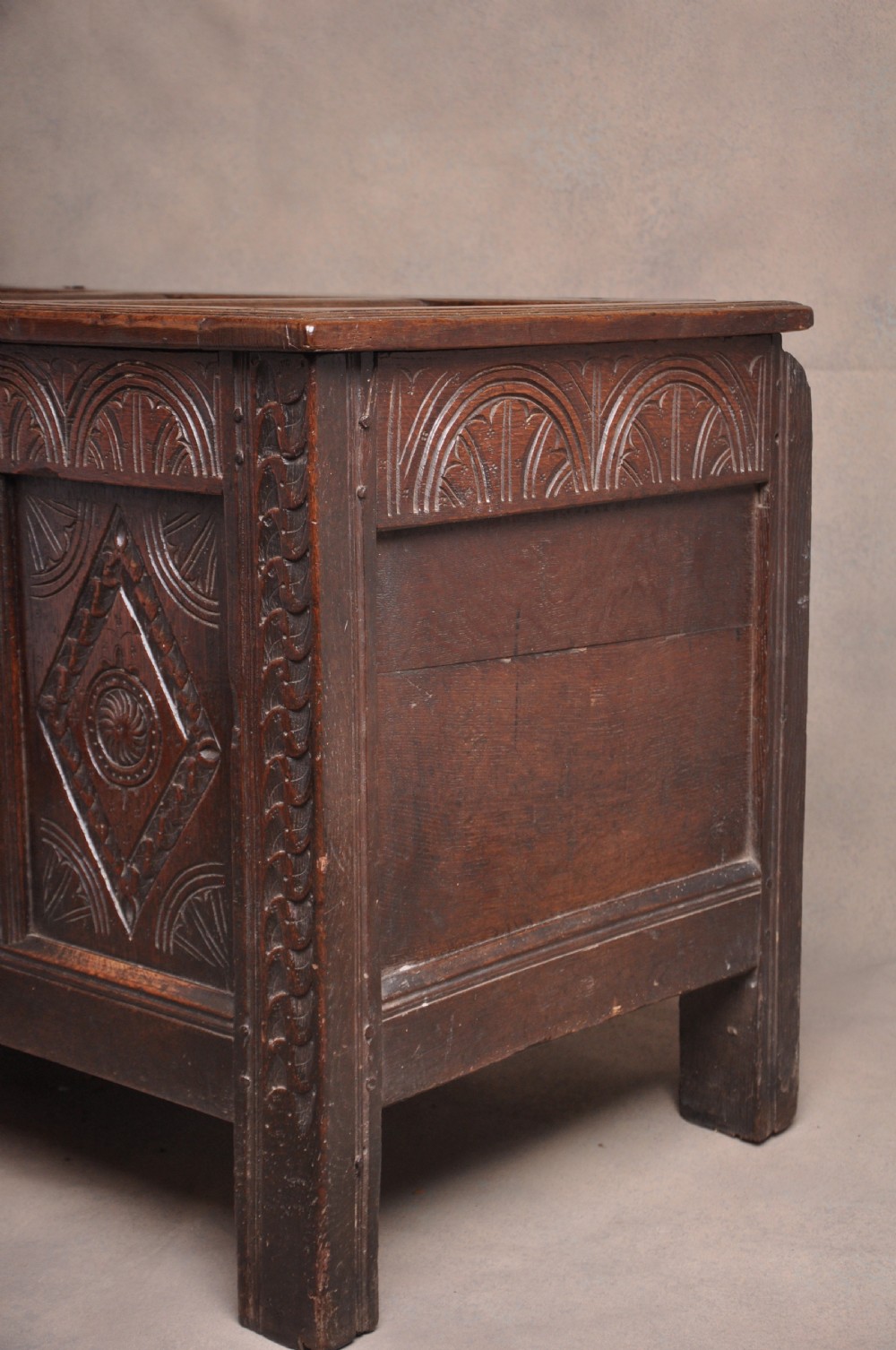 17th Century Oak Coffer View IV