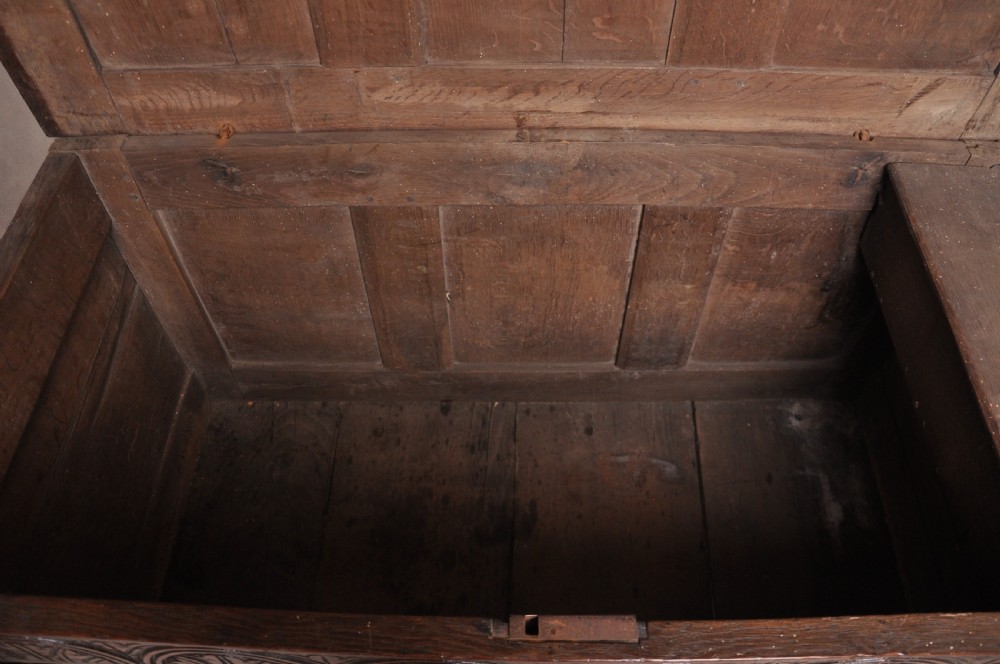 17th Century Oak Coffer View V