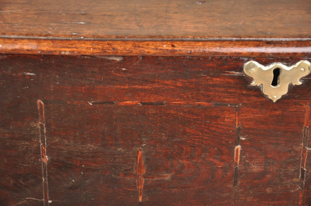 Early 18th Century Welsh Oak Coffer Bach View VII