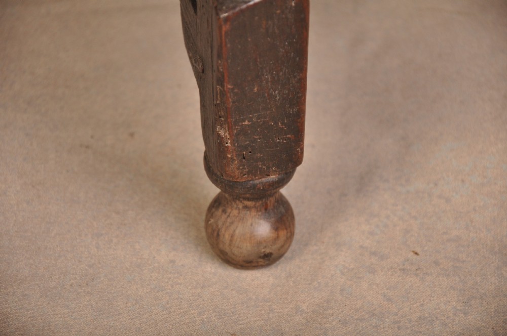 Charles II Oak Arm Chair View IX