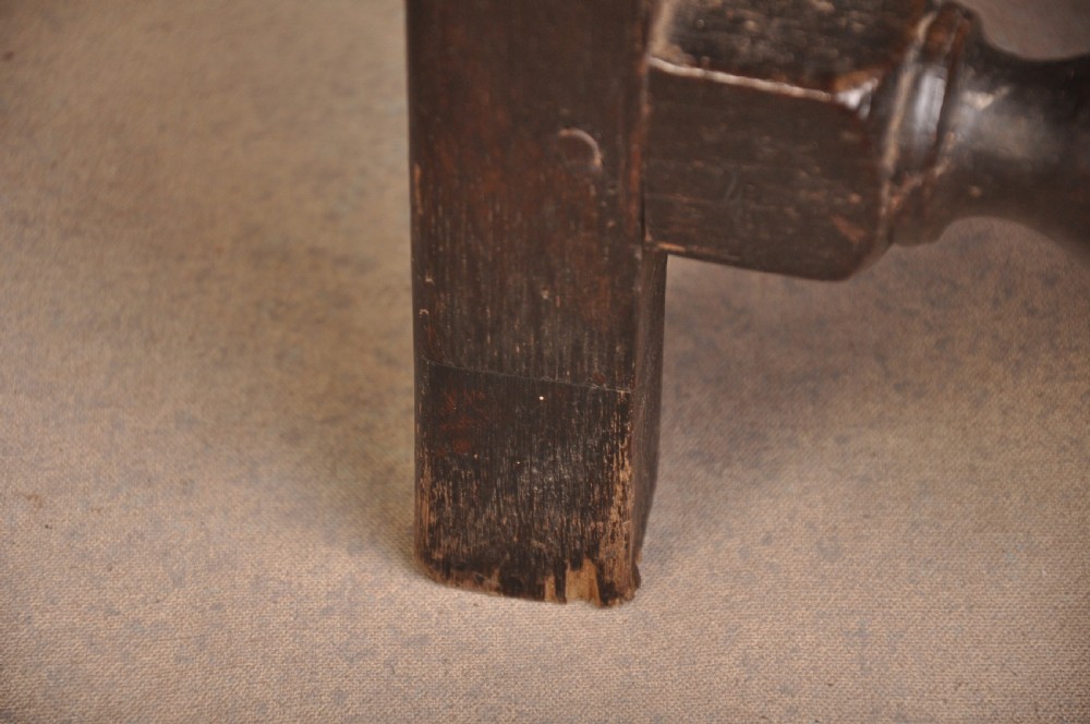 Charles II Oak Arm Chair View X