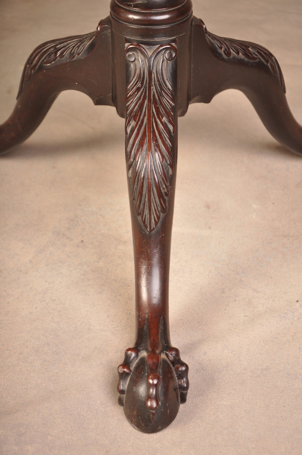 Fine 18th Century Mahogany Chippendale Tripod Table View VIII
