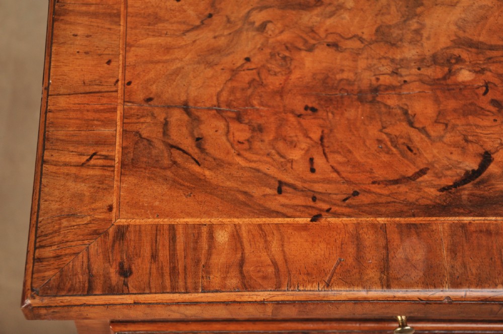 George 1st Walnut Chest Of Drawers Of Small Proportions View V