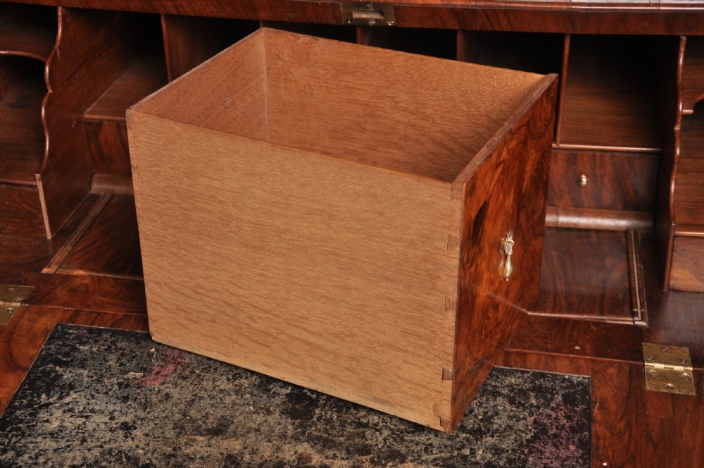 Queen Anne Walnut Bureau Cabinet  View V