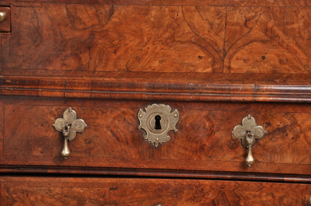 Queen Anne Walnut Bureau Cabinet  View VIII