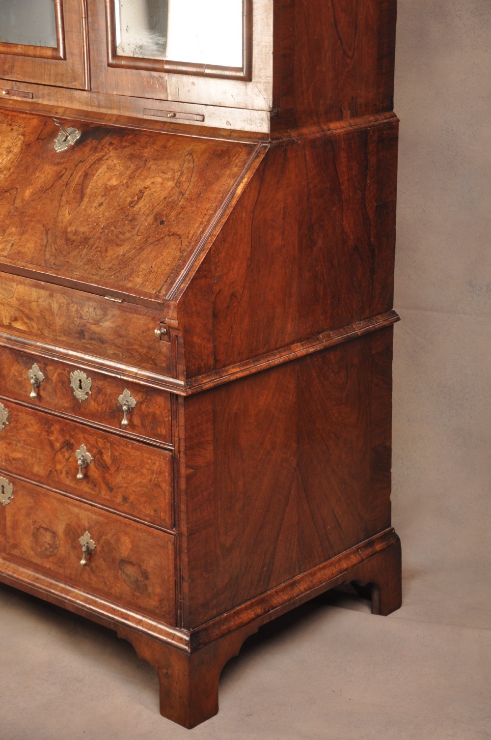 Queen Anne Walnut Bureau Cabinet  View XIII