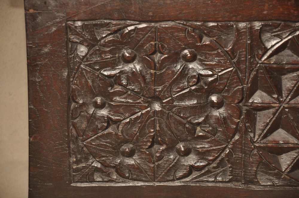 Early 16th Century Oak Chest View IX