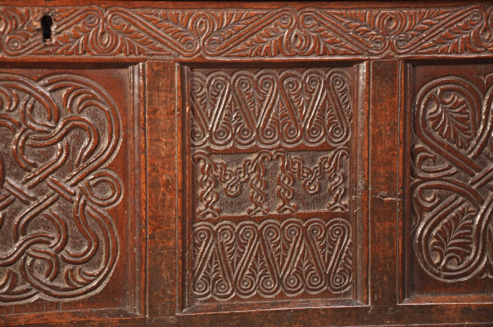 A Dated 17th Century Oak Lakeland Coffer View IV