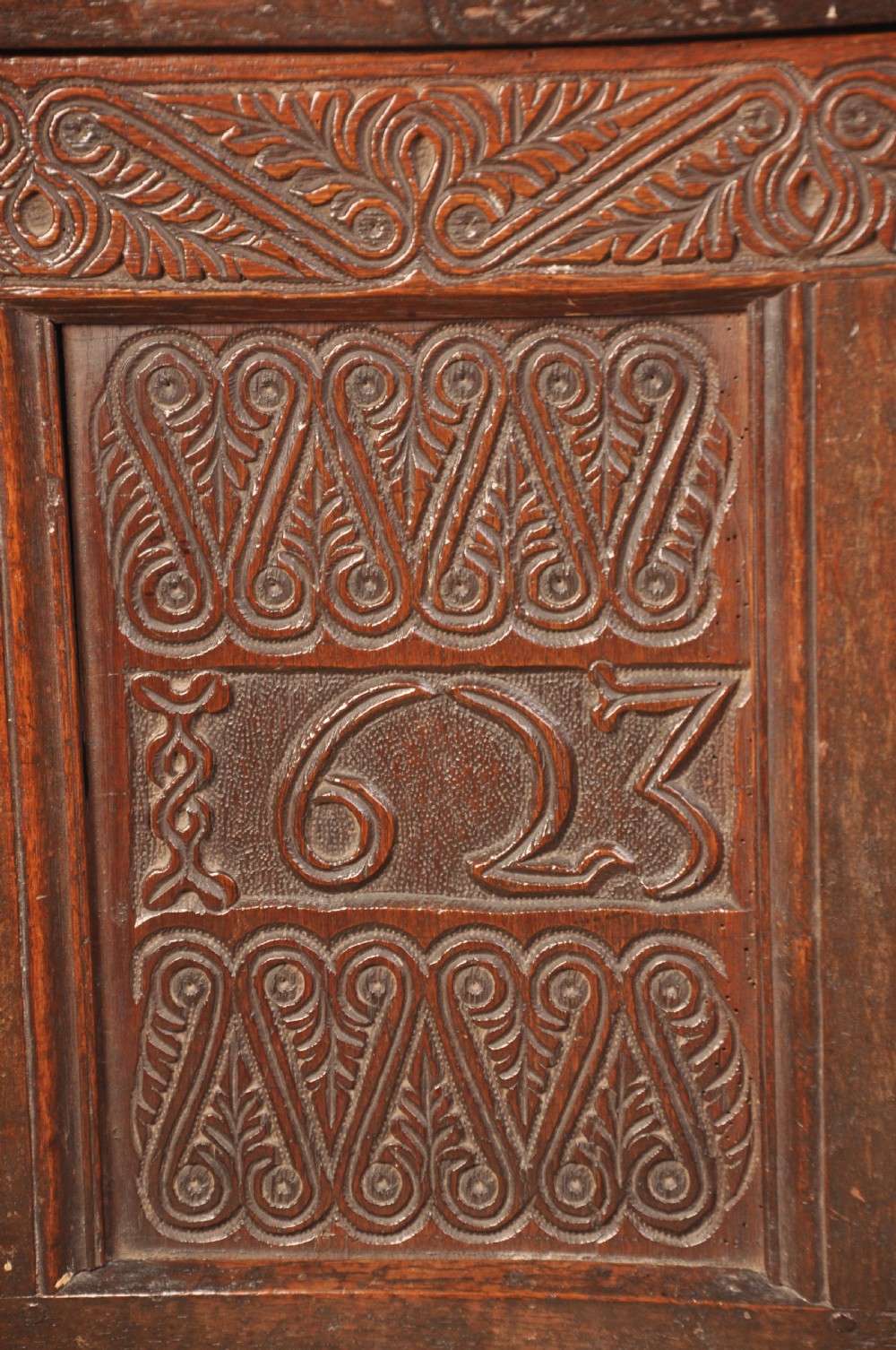 A Dated 17th Century Oak Lakeland Coffer View VIII