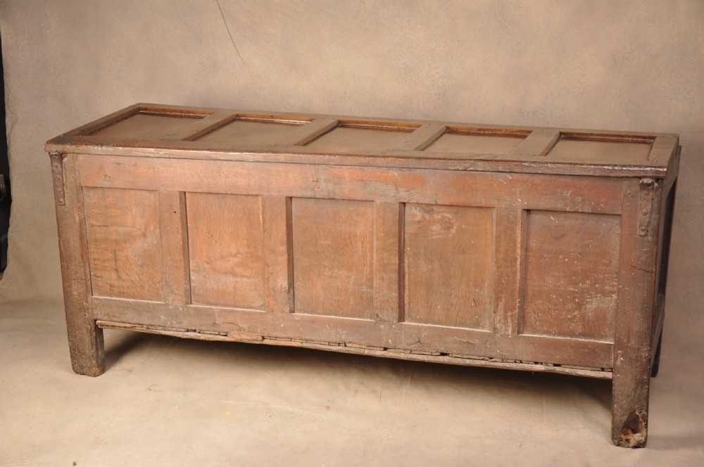 A Dated 17th Century Oak Lakeland Coffer View XI