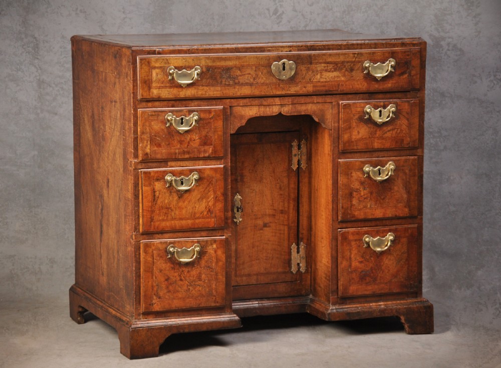 George I Walnut Kneehole Desk View II