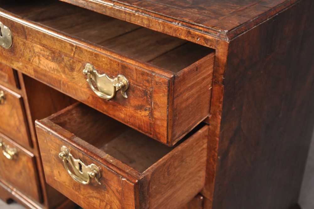 George I Walnut Kneehole Desk View VI