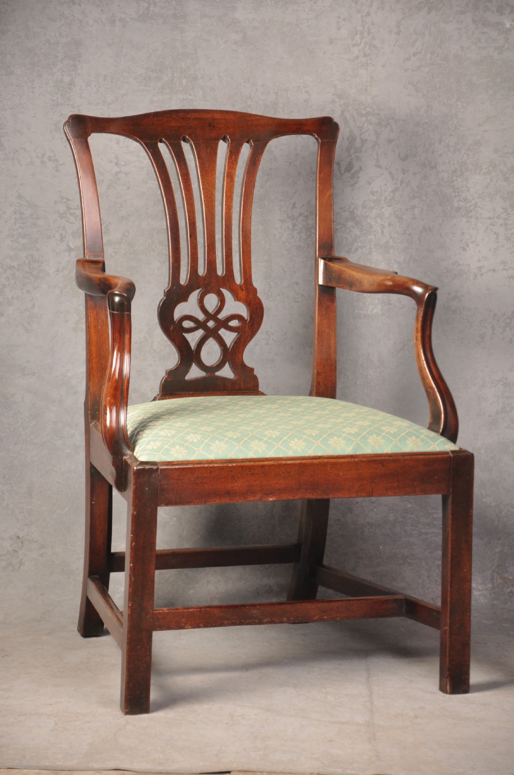 18th Century Mahogany Chippendale Armchair
