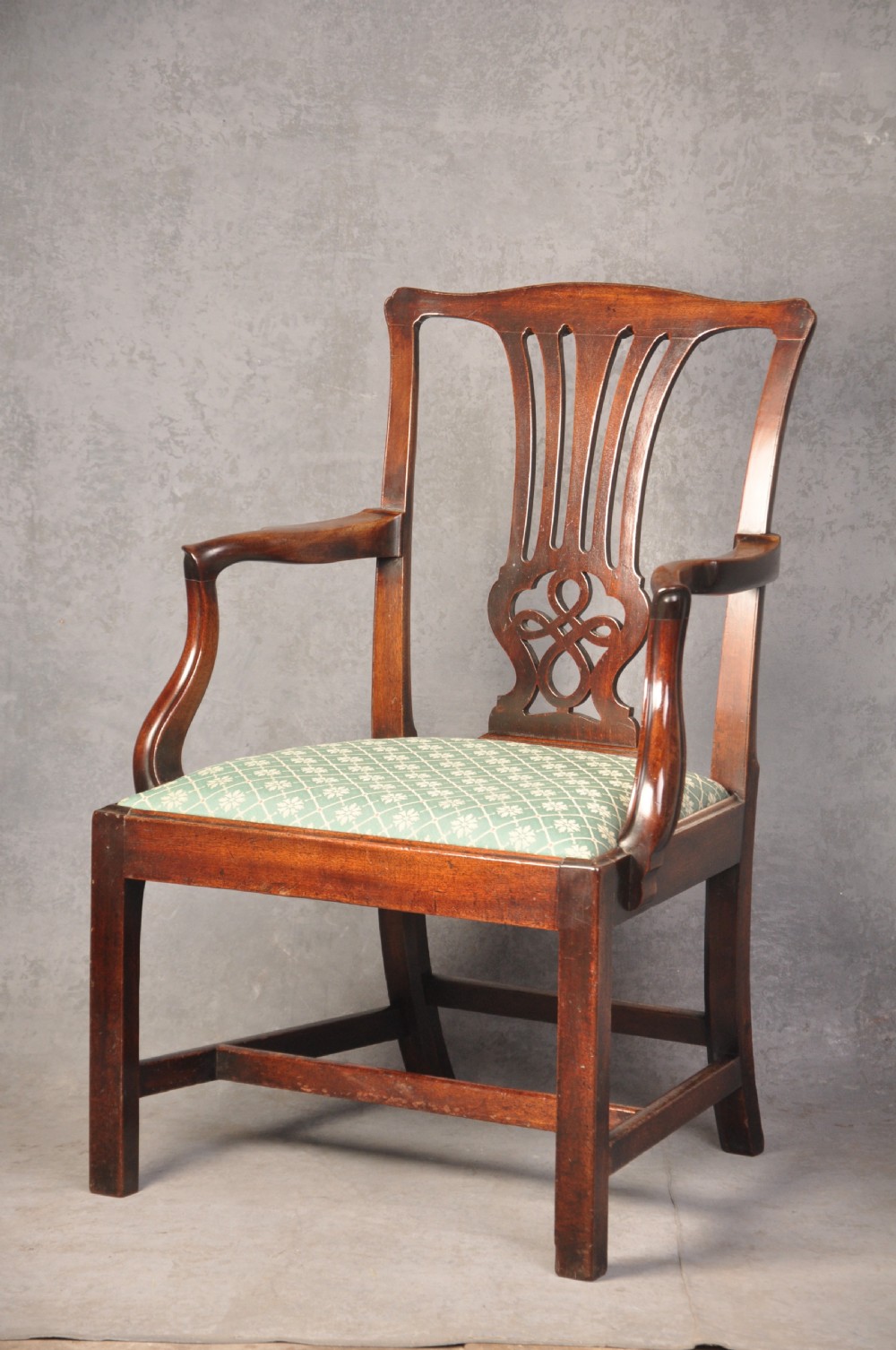 18th Century Mahogany Chippendale Armchair View II