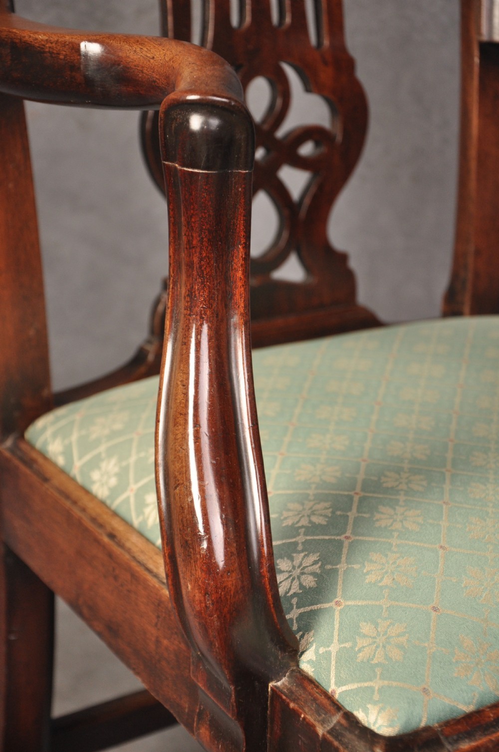 18th Century Mahogany Chippendale Armchair View IV
