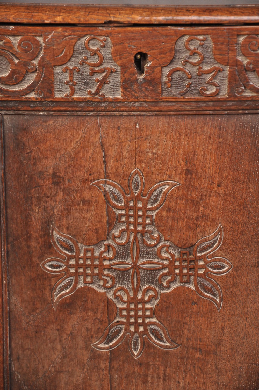 Dated Oak Coffer View IV