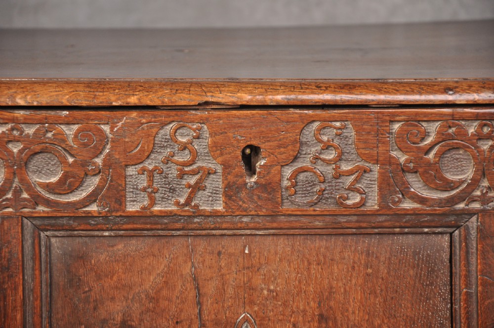 Dated Oak Coffer View V