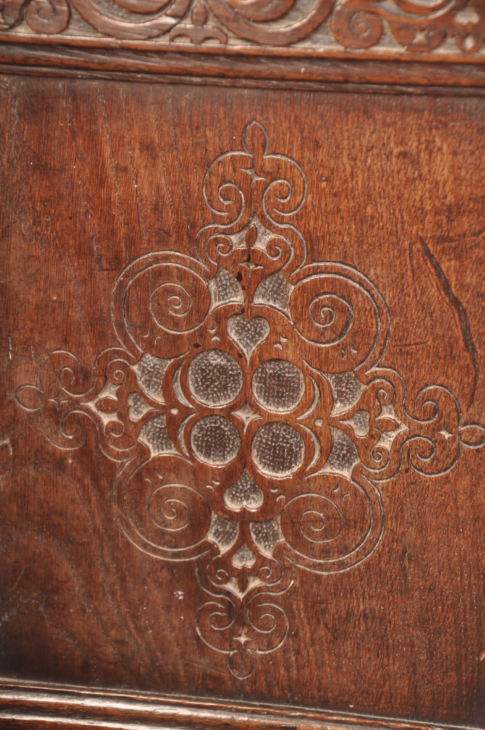 Dated Oak Coffer View VI
