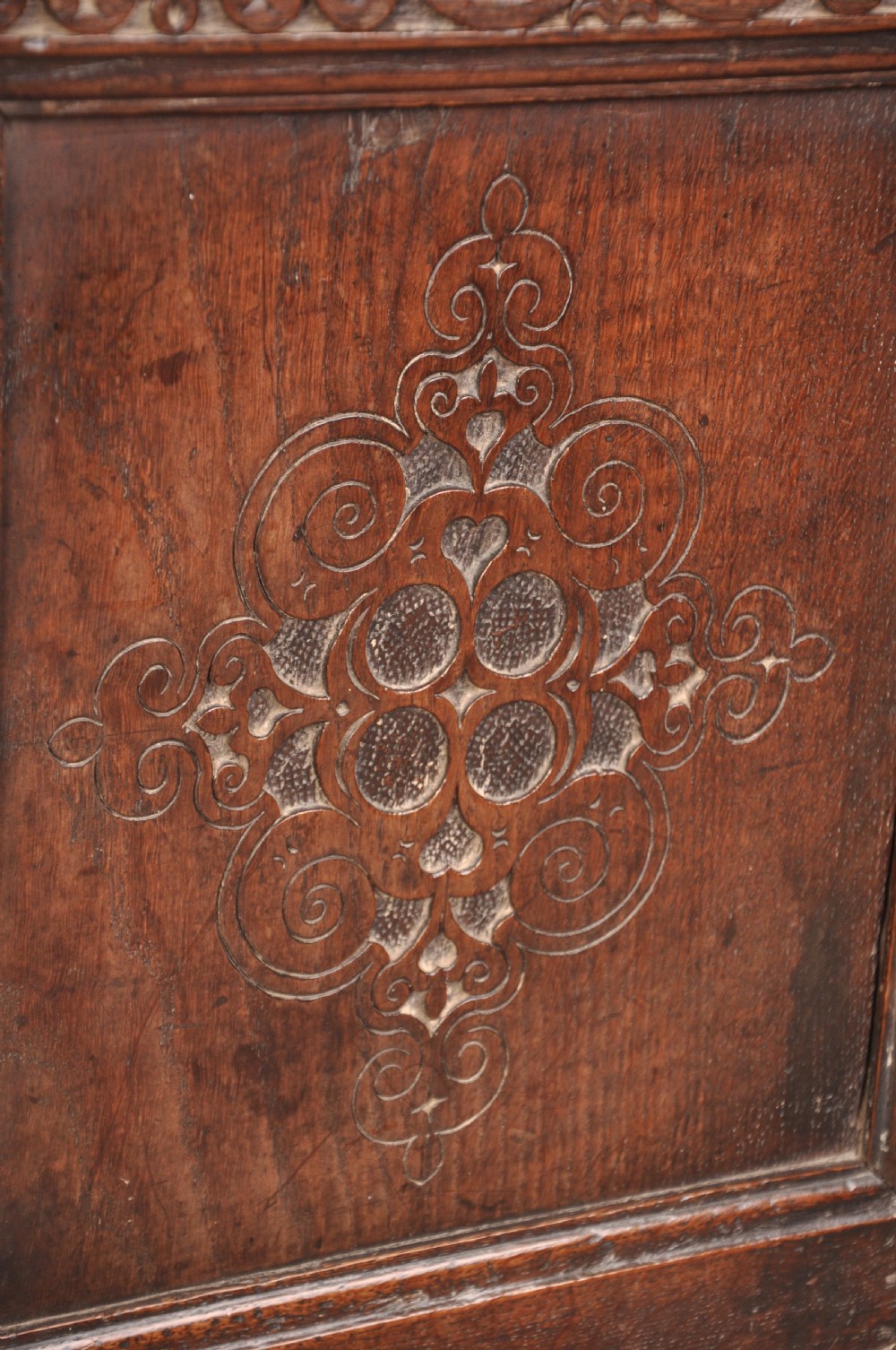 Dated Oak Coffer View VII
