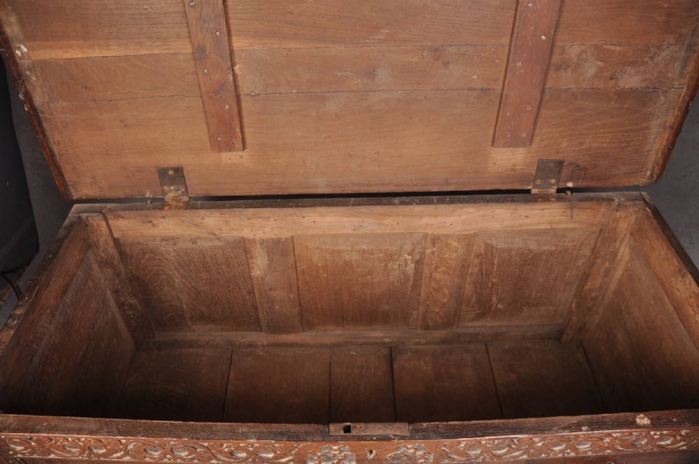 Dated Oak Coffer View IX