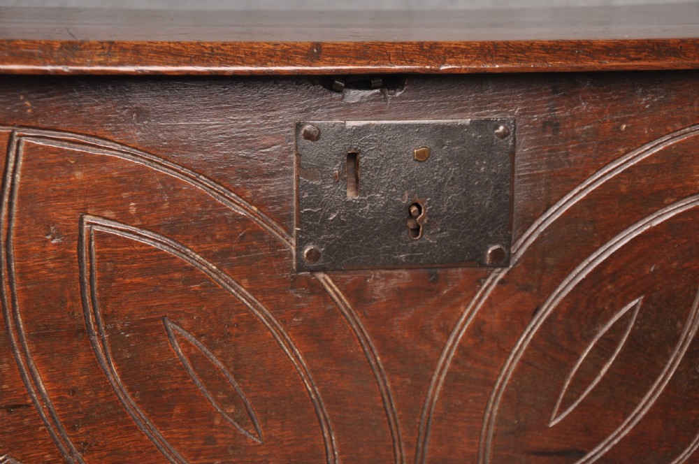 Small 17th Century Oak Coffer  View III