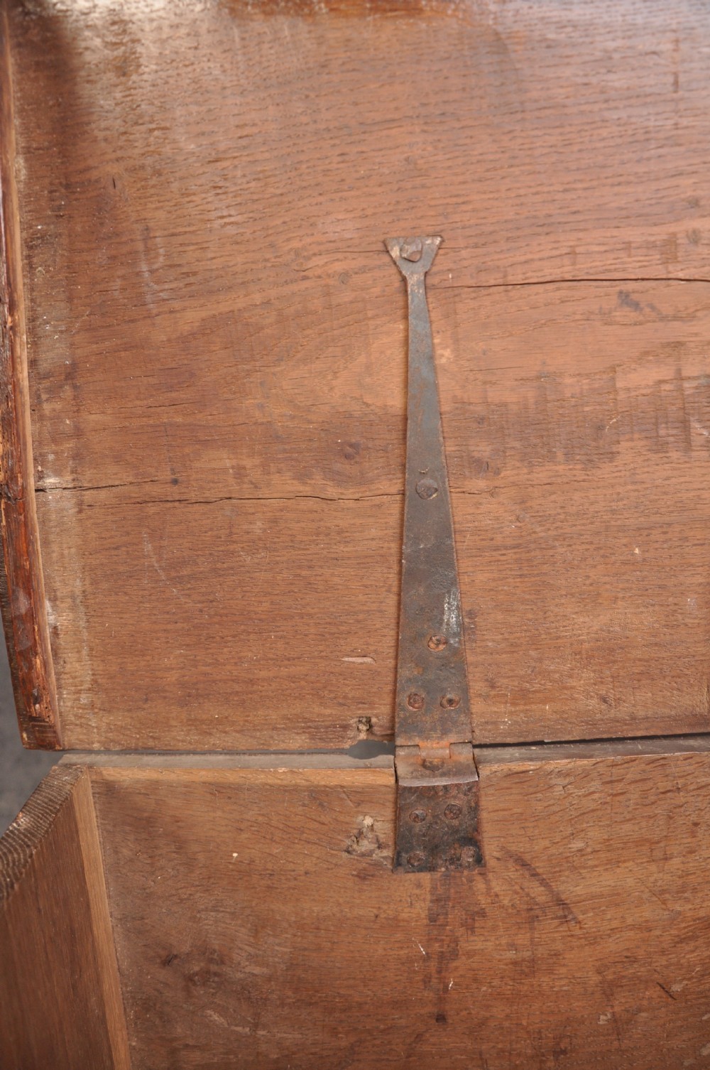 Small 17th Century Oak Coffer  View V