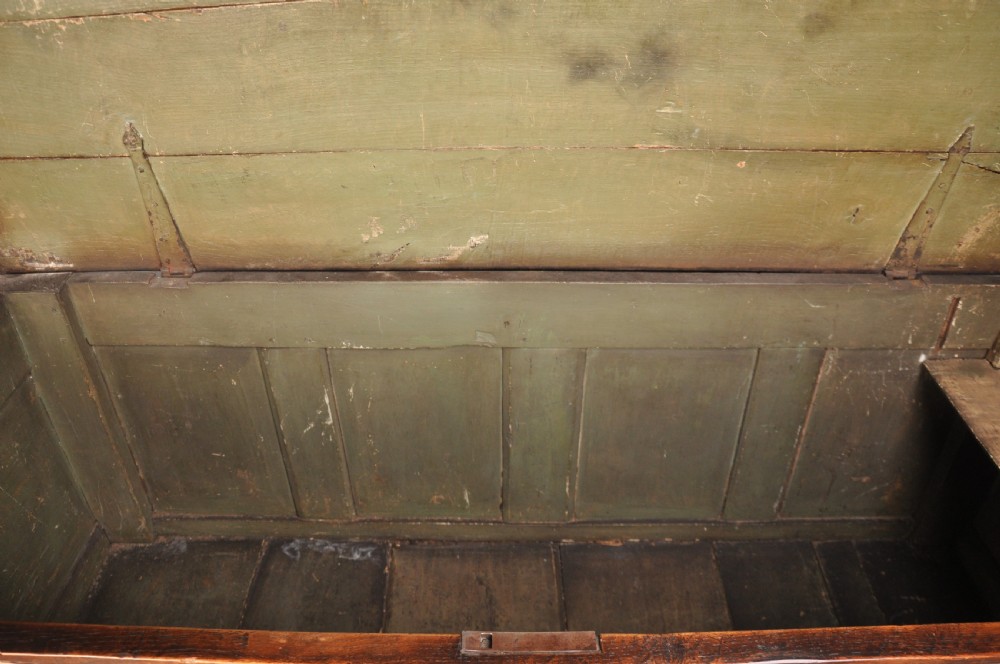 17th Century Carved Oak Coffer View V