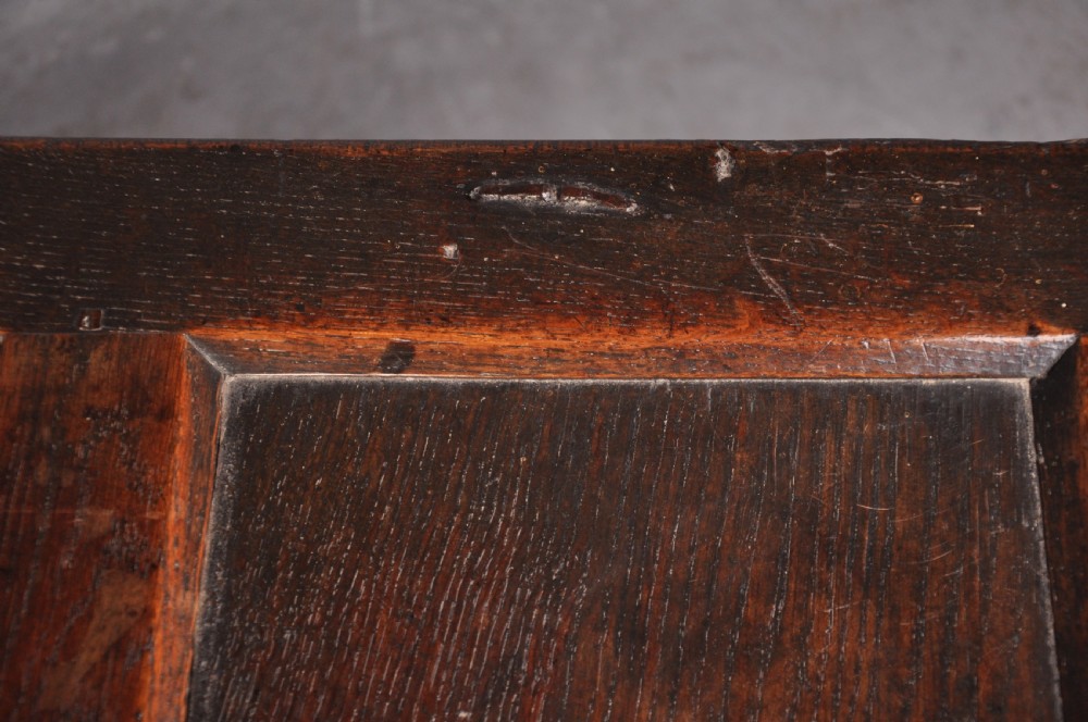 17th Century panelled Oak Coffer View VII