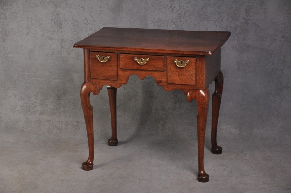 18th Century Red Walnut Lowboy 