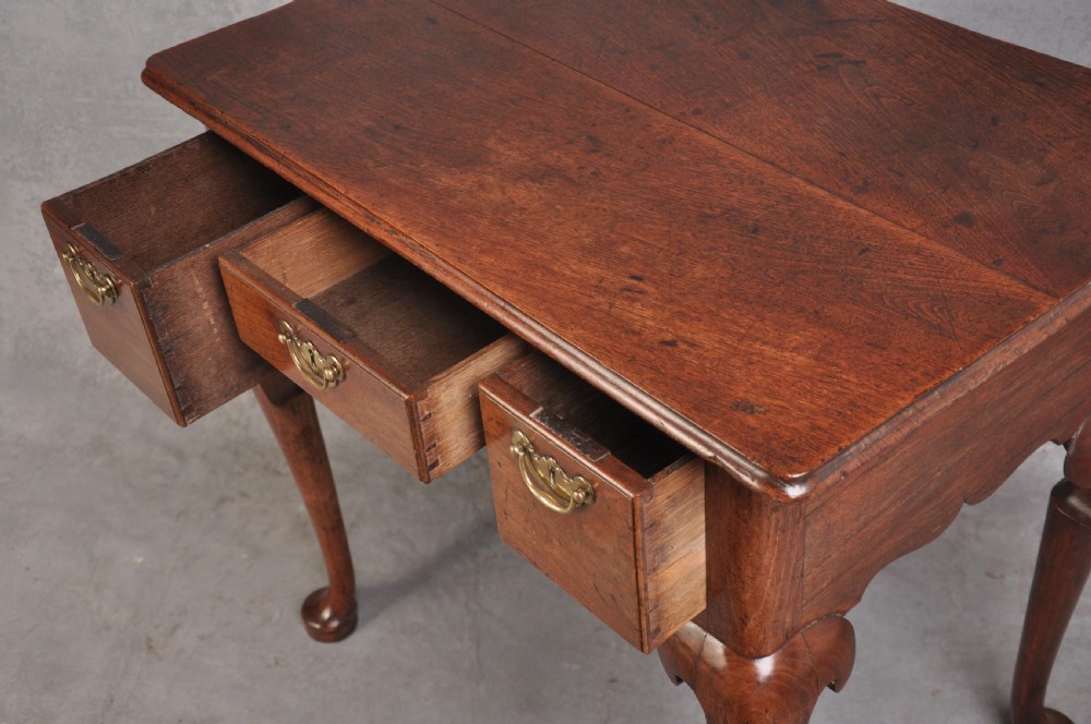 18th Century Red Walnut Lowboy  View VI
